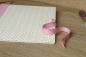 Preview: Sweet school folder with pink floral pattern and pink cotton ribbon
